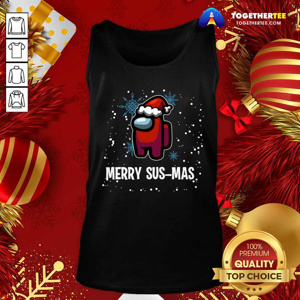 Pretty Merry Sus-mas Among Us Christmas Shirt - Image 3