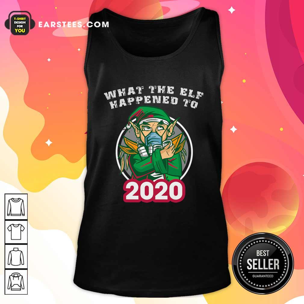 Top What The Elf Happened To 2020 Wear Mask Toilet Paper Xmas Shirt - Image 4