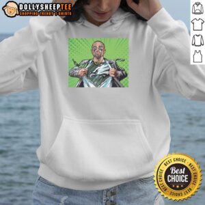 Alternative view of Nice Philadelphia Eagles Football Jalen Hurts Is The Quiet Superman Comic Style T-Shirt