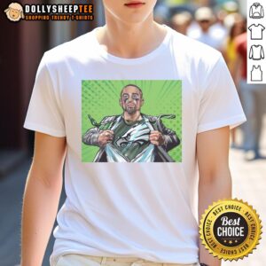 Nice Philadelphia Eagles Football Jalen Hurts Is The Quiet Superman Comic Style T-Shirt