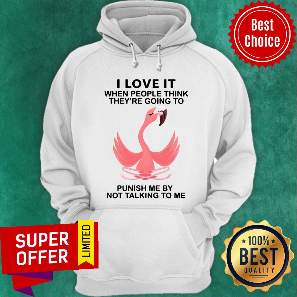 Flamingo I Love It When People Think Punish Me By Not Talking To Me Shirt - Image 2