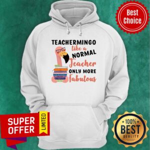 Alternative view of Flamingo Teachermingo Like A Normal Teacher Only More Fabulous Shirt
