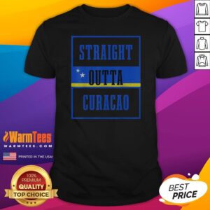 Pretty Straight Outta Curacao Flag Shirt