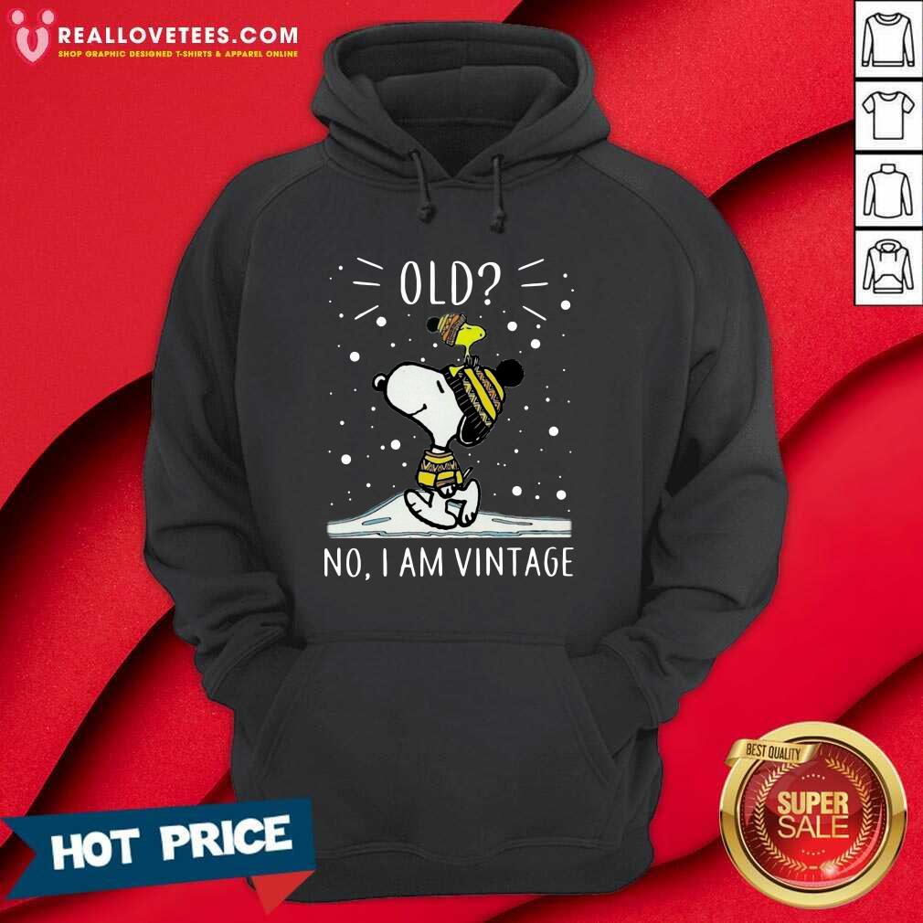 Sweet Snoopy And Woodstock Old No I Am Vintage Shirt - Image 4