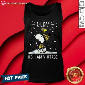 Alternative view of Sweet Snoopy And Woodstock Old No I Am Vintage Shirt