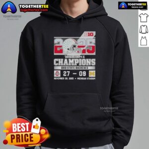 Alternative view of Original Big Ten The Game Champions Ohio State Buckeyes Beat Michigan Stadium T-Shirt