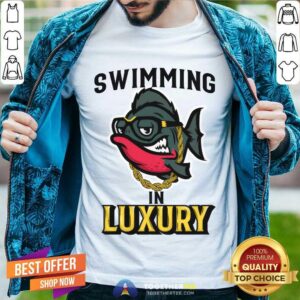 Premium Swimming In Luxury T-Shirt