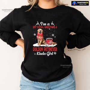 Alternative view of I’m A Hot Cocoa Christmas & Golden Retriever Kinda Girl Sweatshirt