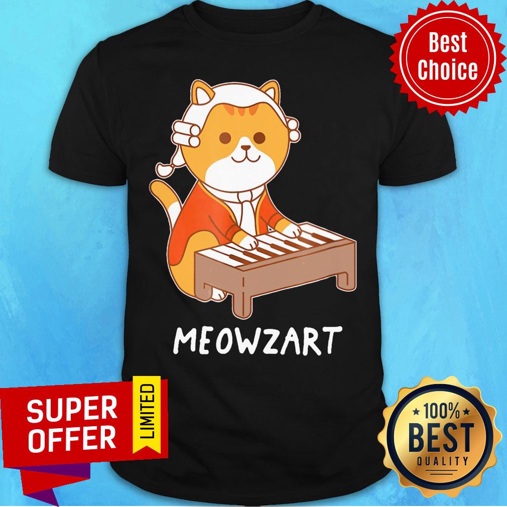Awesome Meowzart Cat Play Piano Shirt