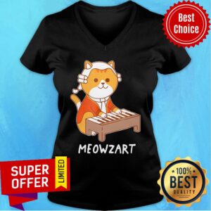 Alternative view of Awesome Meowzart Cat Play Piano Shirt