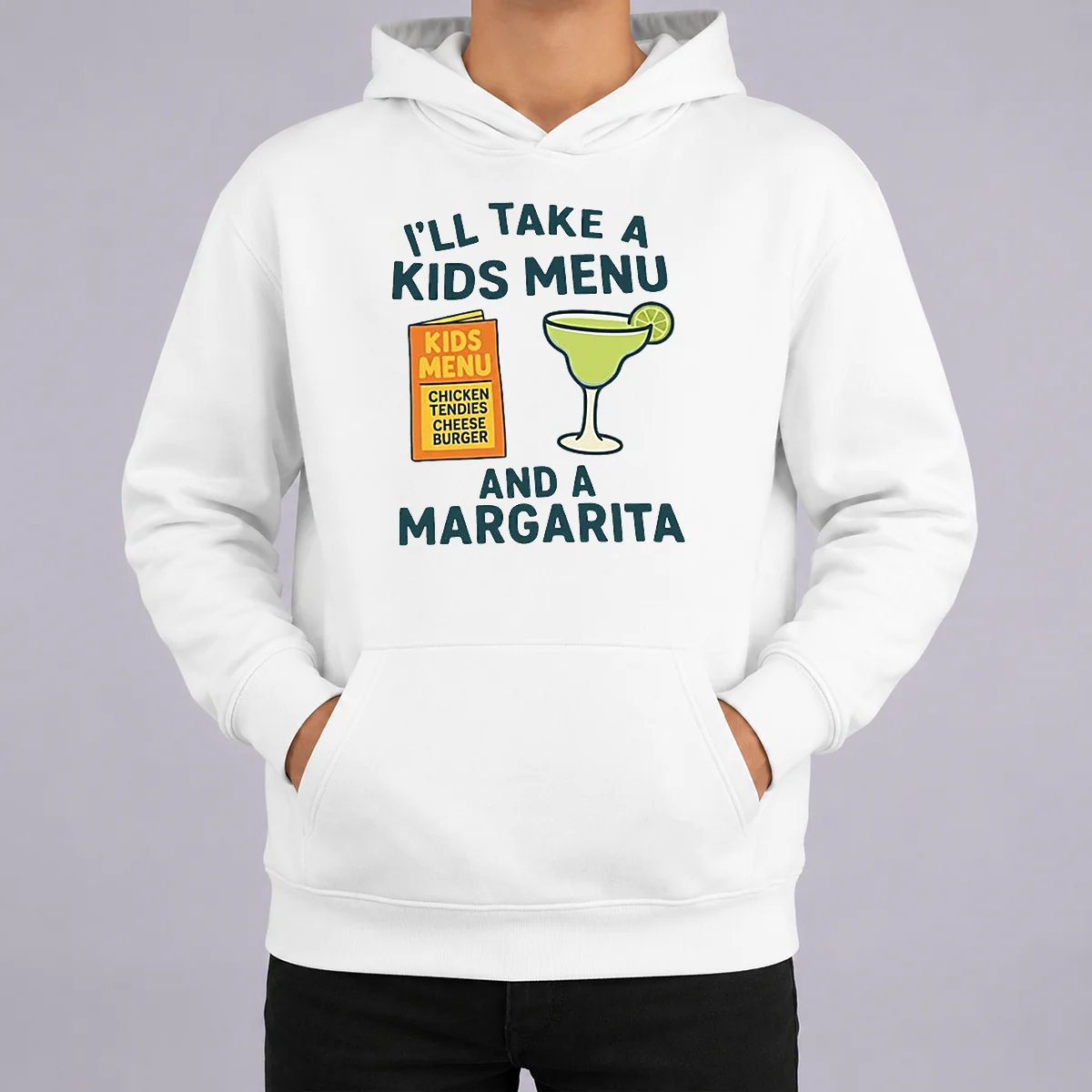 Good Hot I'll Take A Kids Menu And A Margarita Shirt - Image 5