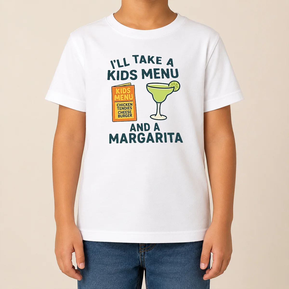 Good Hot I'll Take A Kids Menu And A Margarita Shirt - Image 9