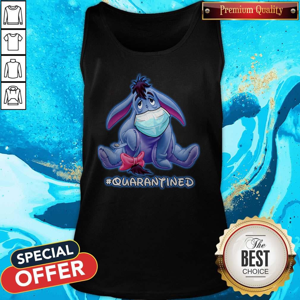 Official Quarantined Eeyore Face Mask Shirt - Image 3