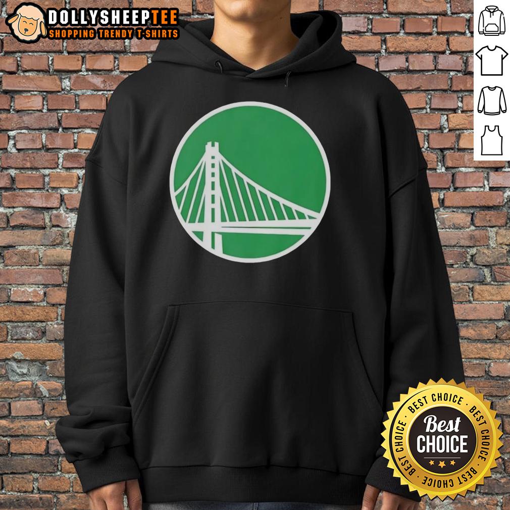 Hot Golden State Warriors White Logo Patrick's Day T-Shirt - Image 2