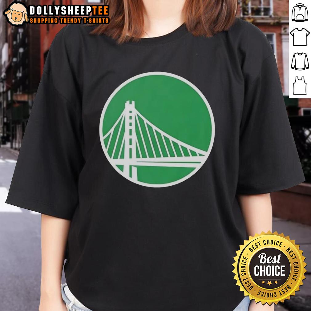 Hot Golden State Warriors White Logo Patrick's Day T-Shirt - Image 3