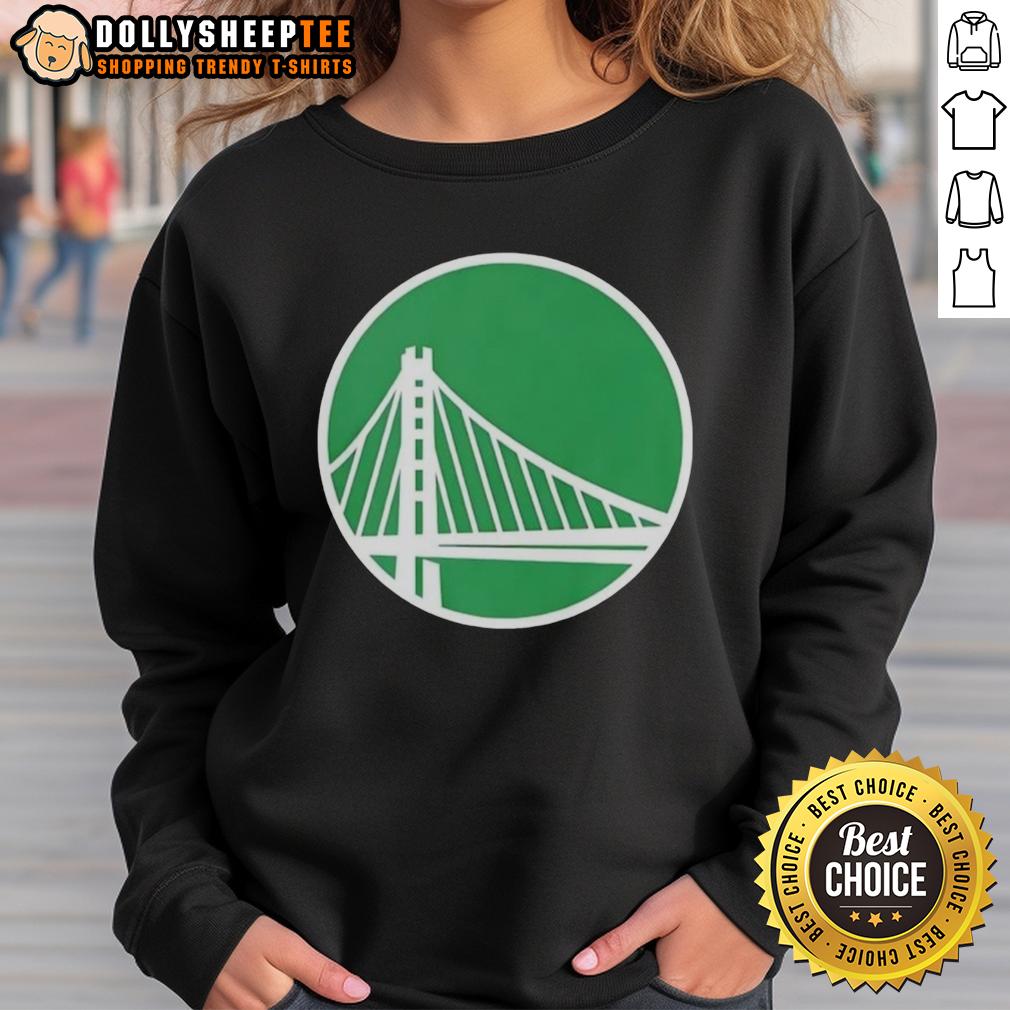 Hot Golden State Warriors White Logo Patrick's Day T-Shirt - Image 5