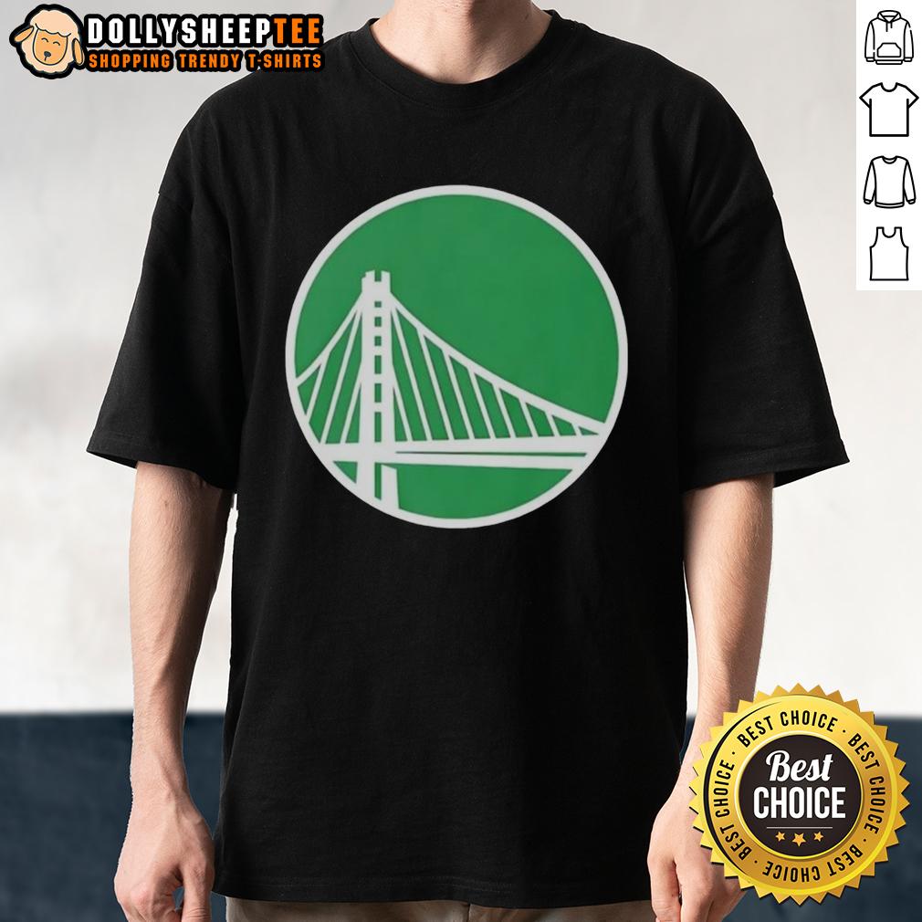 Hot Golden State Warriors White Logo Patrick's Day T-Shirt