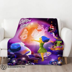 Alternative view of Cute Perfect Disney Inside Out Family Unite Blanket Fleece Customized Blanket