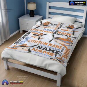 Alternative view of Official Disney Dusty Crophopper Blanket Fleece Customized Blanket