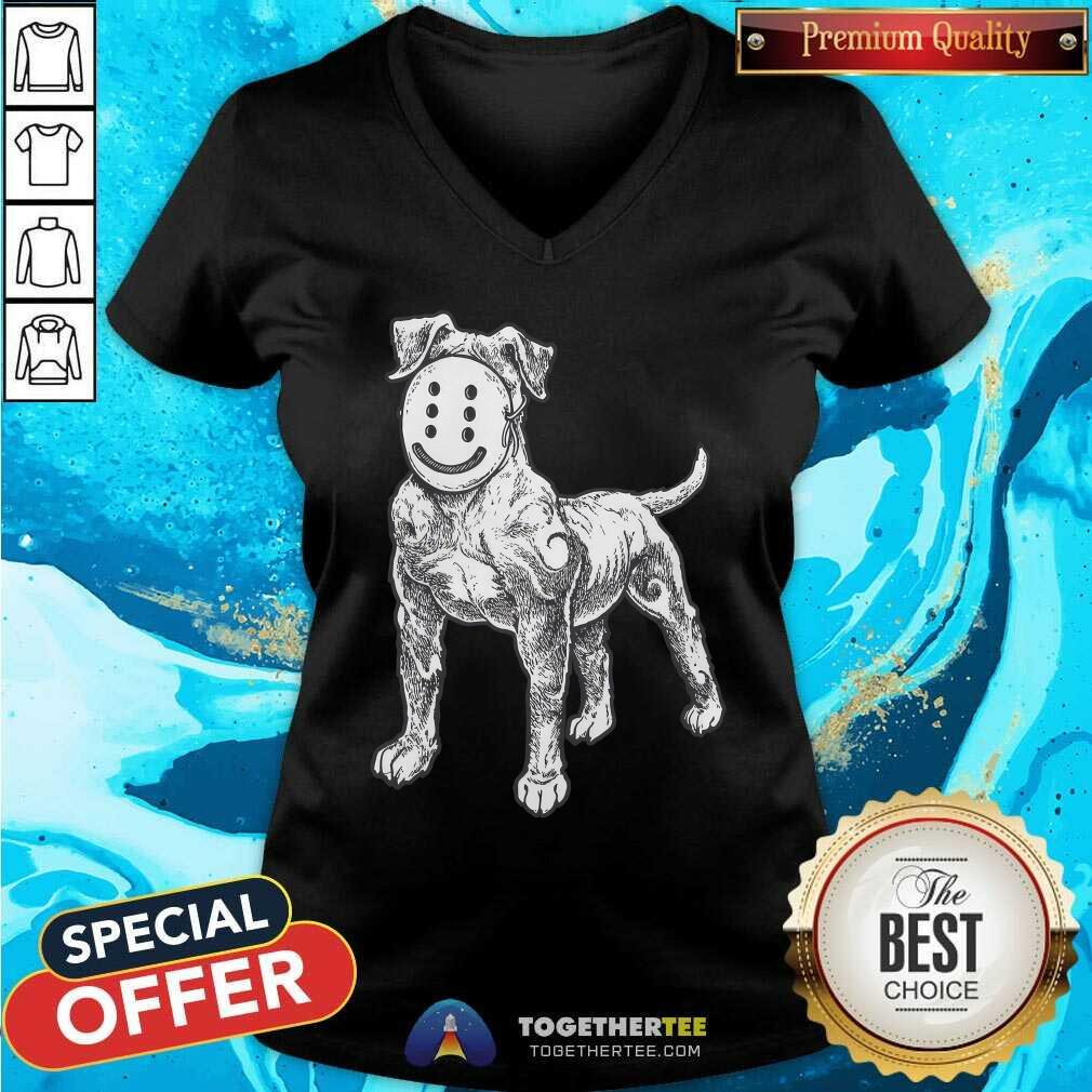 Dog Smile Mask T-shirt - Image 3