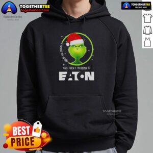 Alternative view of Original Grinch Christmas I Used To Smile And Then I Worked At Eaton Corporation T-Shirt