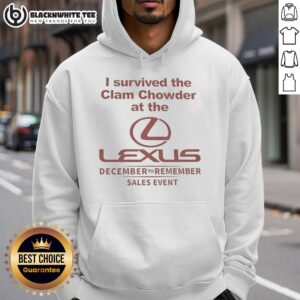 Alternative view of Awesome I Survived The Clam Chowder At The Lexus T-Shirt