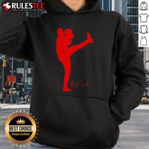 Alternative view of Top Garrett Crochet Boston Red Sox Baseball Silhouette Signature T-Shirt