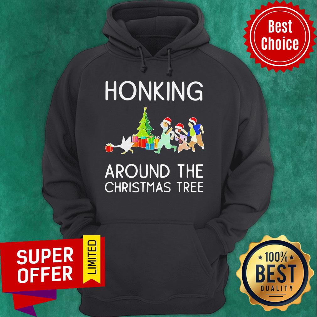 Awesome Honking Around The Christmas Tree Shirt - Image 3