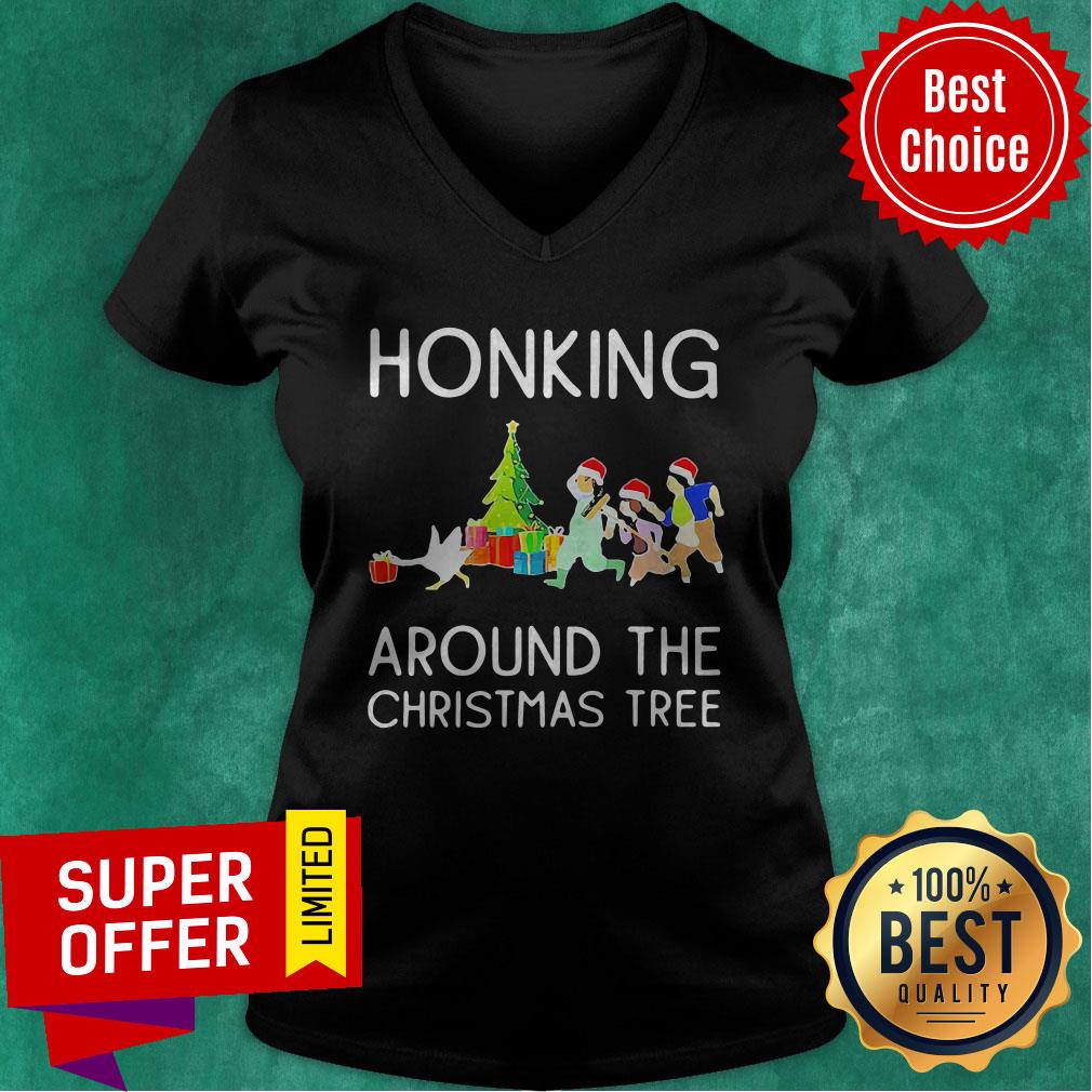 Awesome Honking Around The Christmas Tree Shirt - Image 4