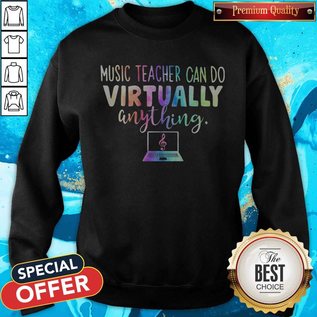 Music Teacher Can Do Virtually Anything Shirt - Image 4