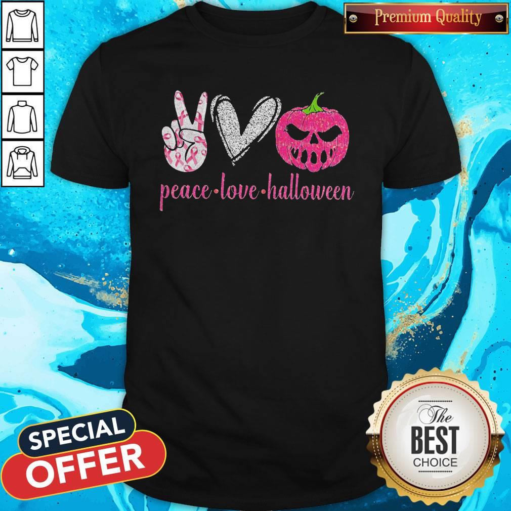 Official Peace Love Halloween Diamond Shirt