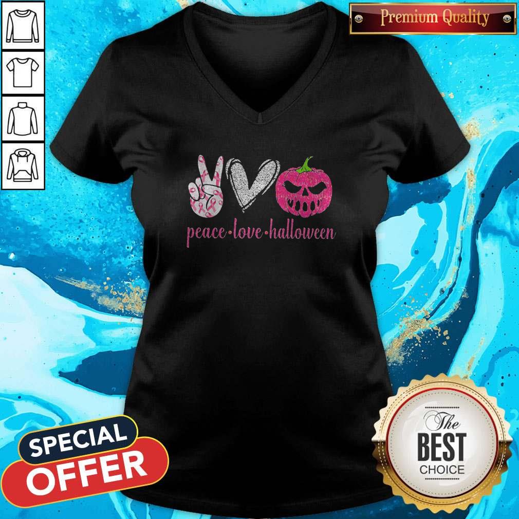Official Peace Love Halloween Diamond Shirt - Image 2