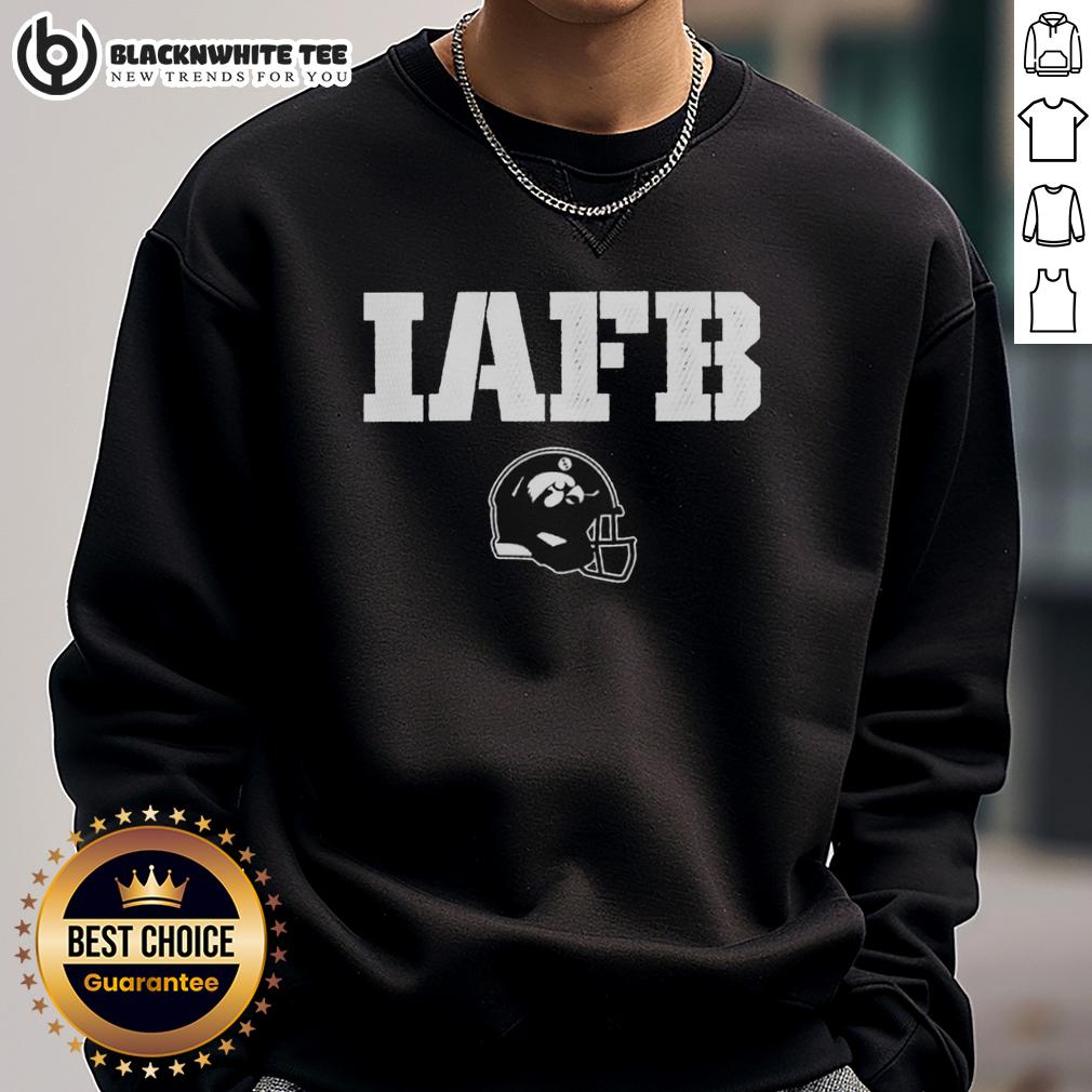 Awesome Iowa Hawkeyes Iafb Reliaquest Bowl Champions 2025 Helmet Logo T-Shirt - Image 5