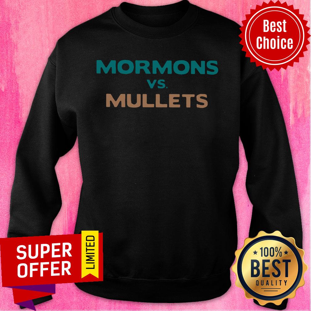 Funny Mormons vs Mullets Shirt - Image 5