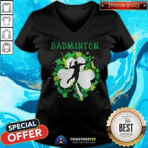 Alternative view of Top Badminton Shamrock Irish St Patty’s Day Sport Shirt For Badminton Lover Shirt
