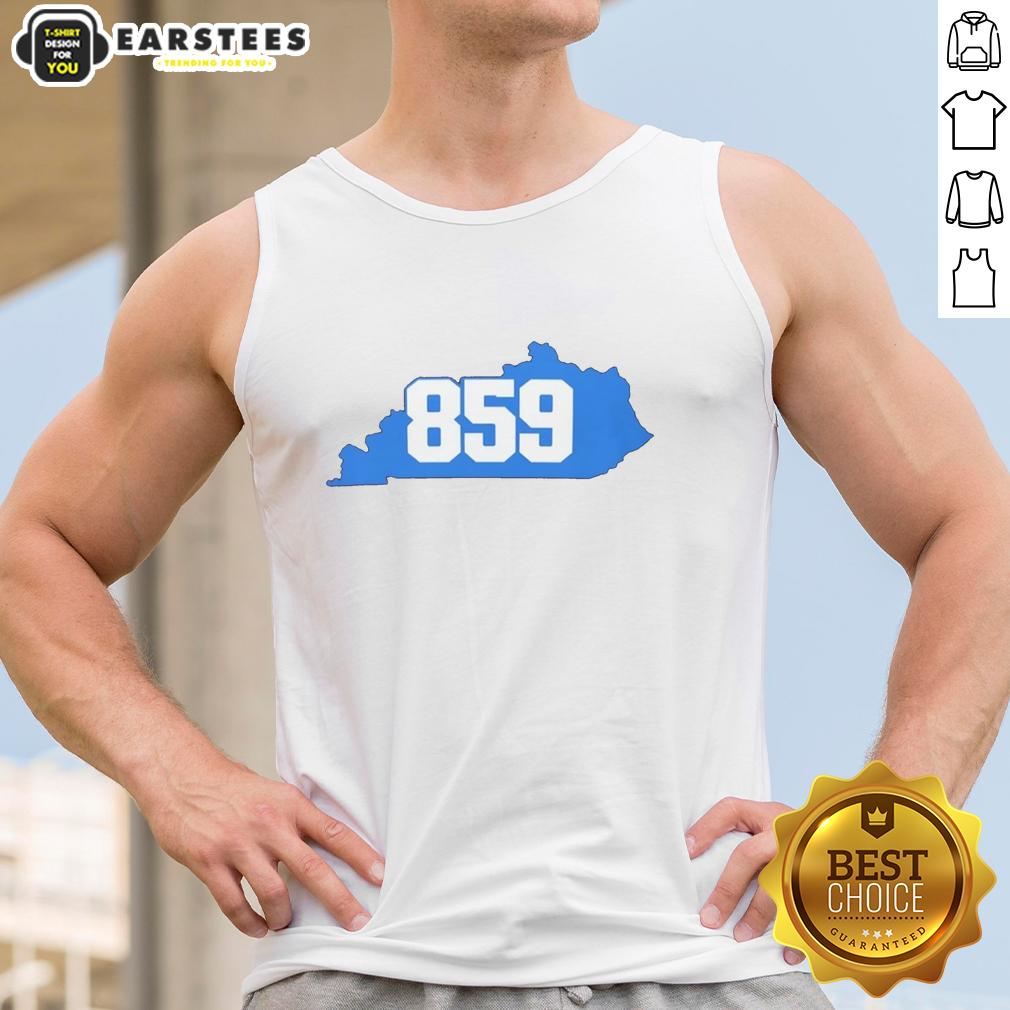Nice Bluegrass Area 859 Kentucky T-Shirt - Image 4