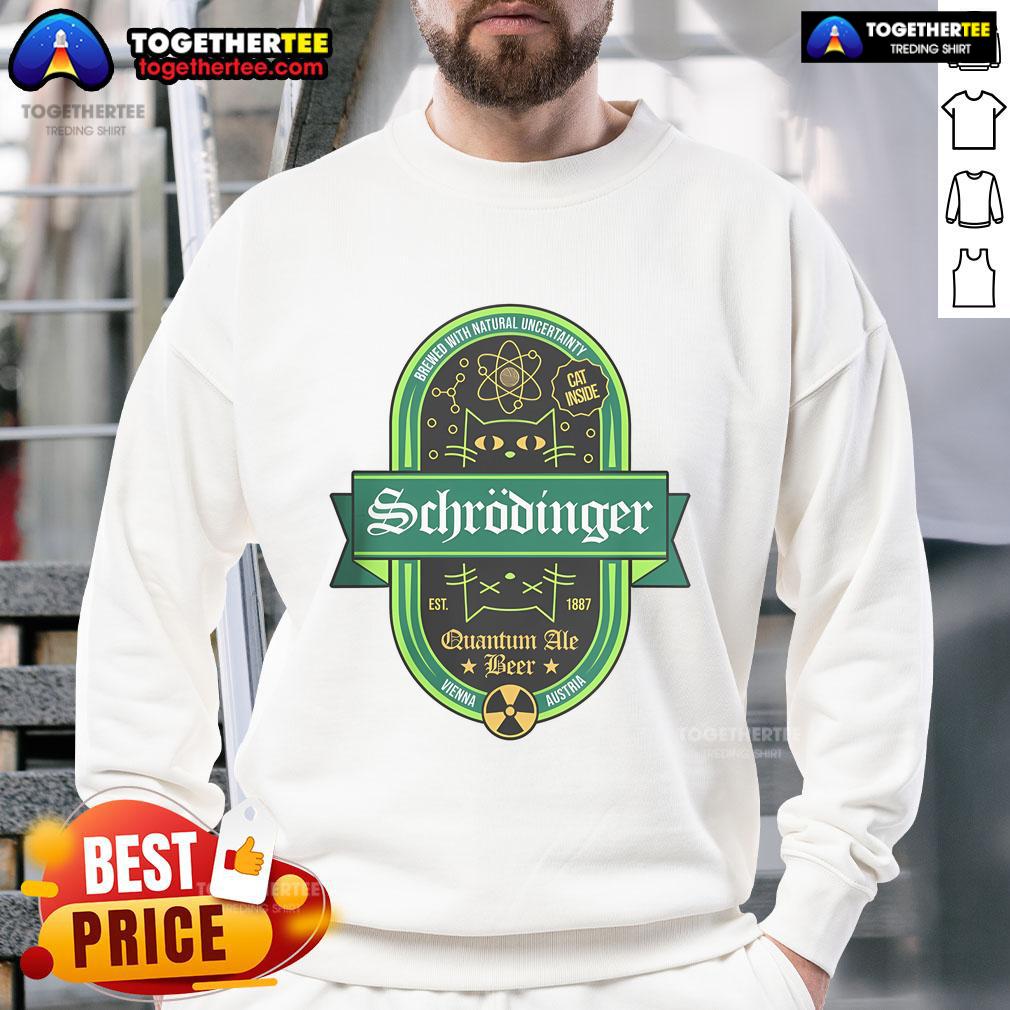 Premium Schrodinger Quantum Ale Beer Cat T-Shirt - Image 5