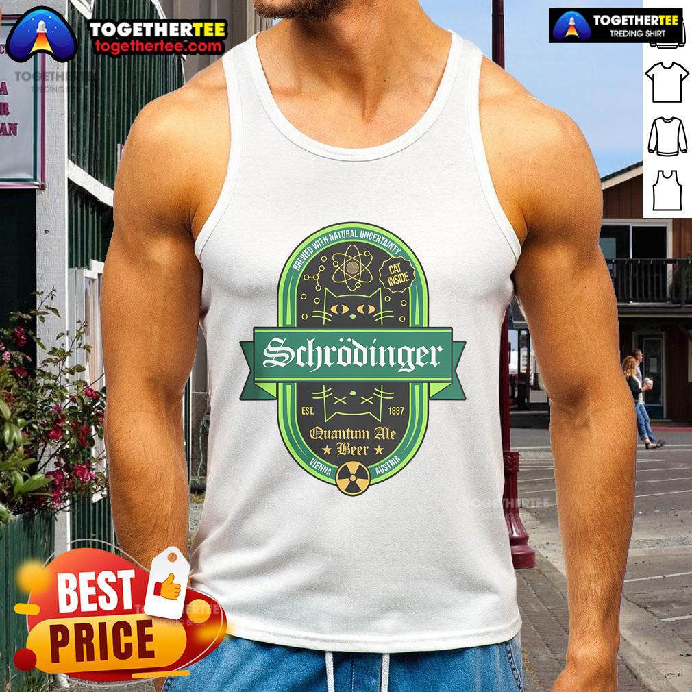 Premium Schrodinger Quantum Ale Beer Cat T-Shirt - Image 4