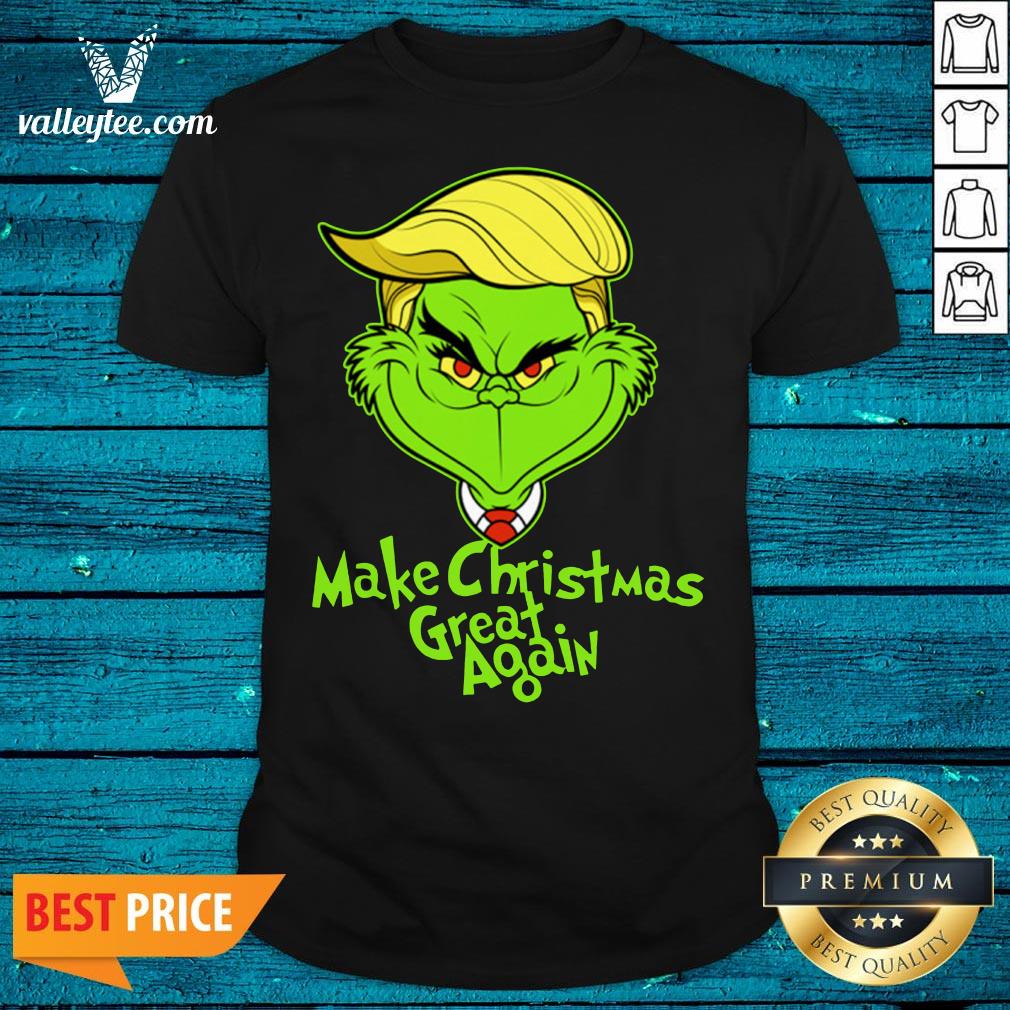 Good Grinch Trump Make Christmas Great Again Shirt