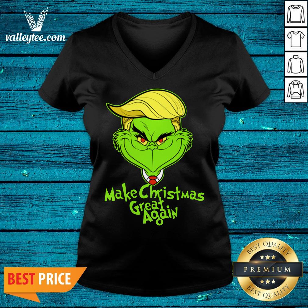 Good Grinch Trump Make Christmas Great Again Shirt - Image 4
