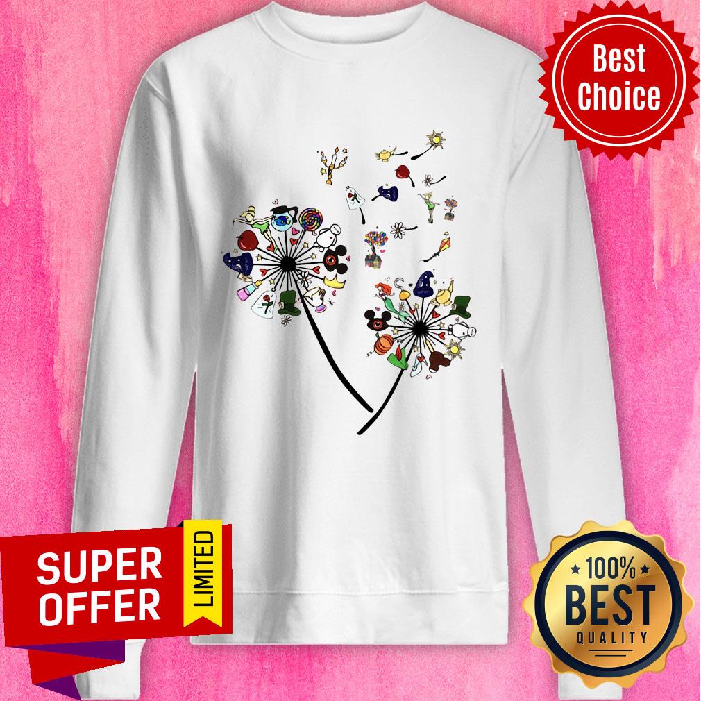 Top Cartoon Dandelion Flower Shirt - Image 2