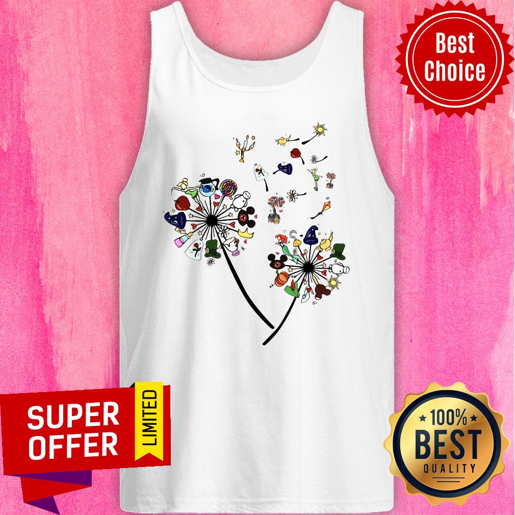 Top Cartoon Dandelion Flower Shirt - Image 4