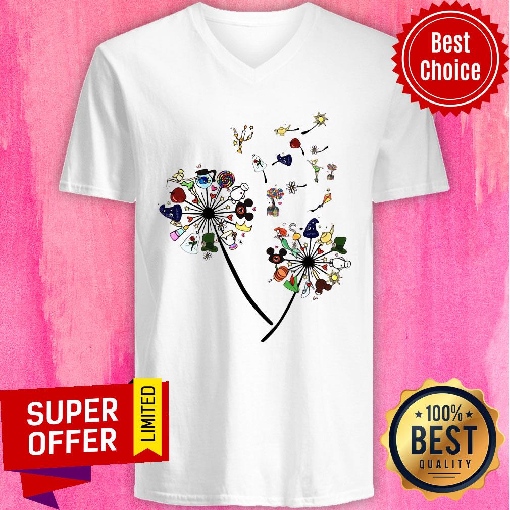 Top Cartoon Dandelion Flower Shirt - Image 3