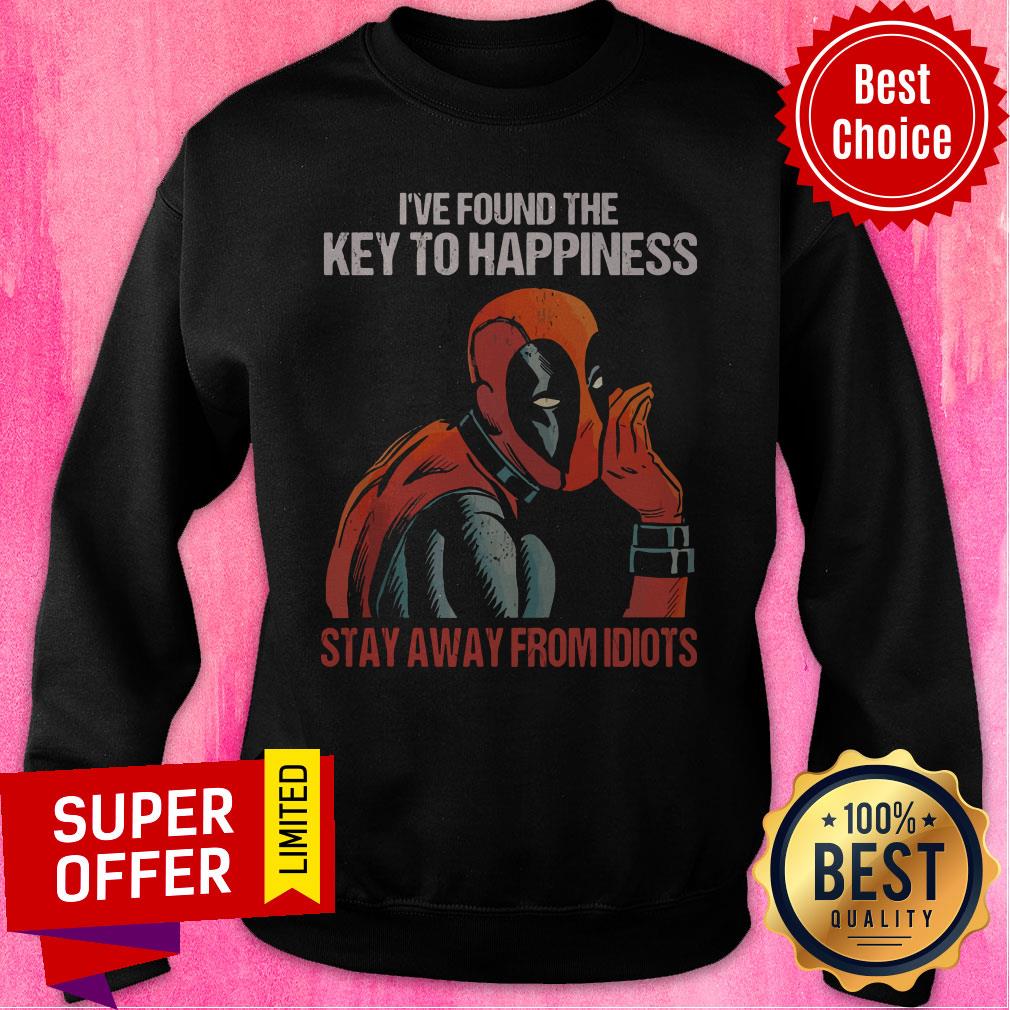 Top Deadpool I've Found The Key To Happiness Shirt - Image 2