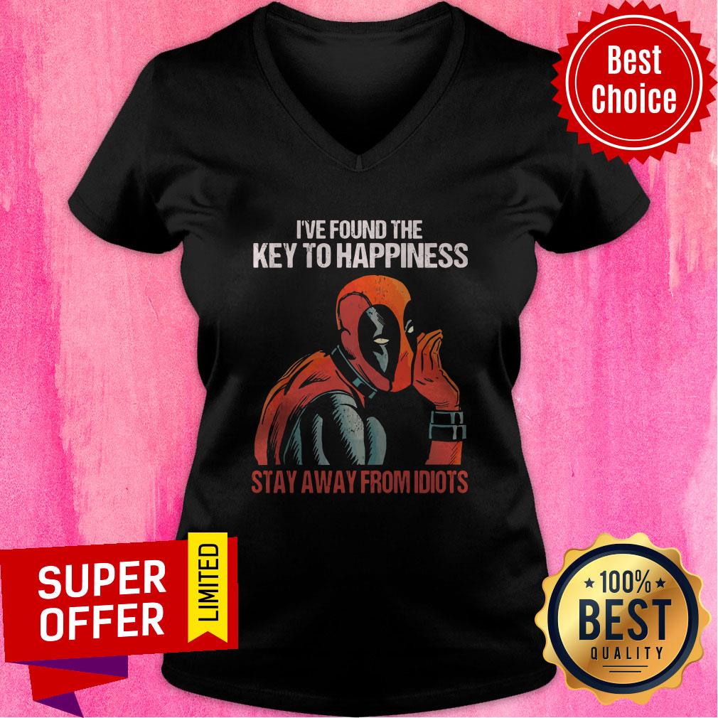 Top Deadpool I've Found The Key To Happiness Shirt - Image 4