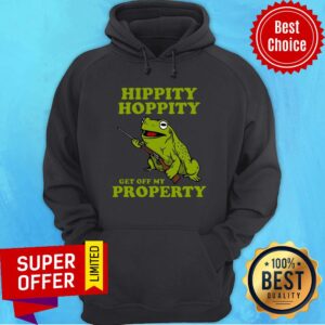 Alternative view of Hippity Hoppity Get Off My Property Shirt