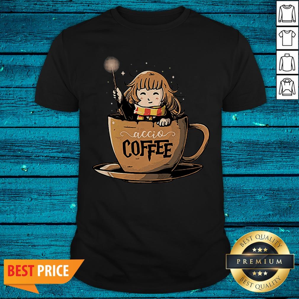 Nice Hermione Accio Coffee Shirt