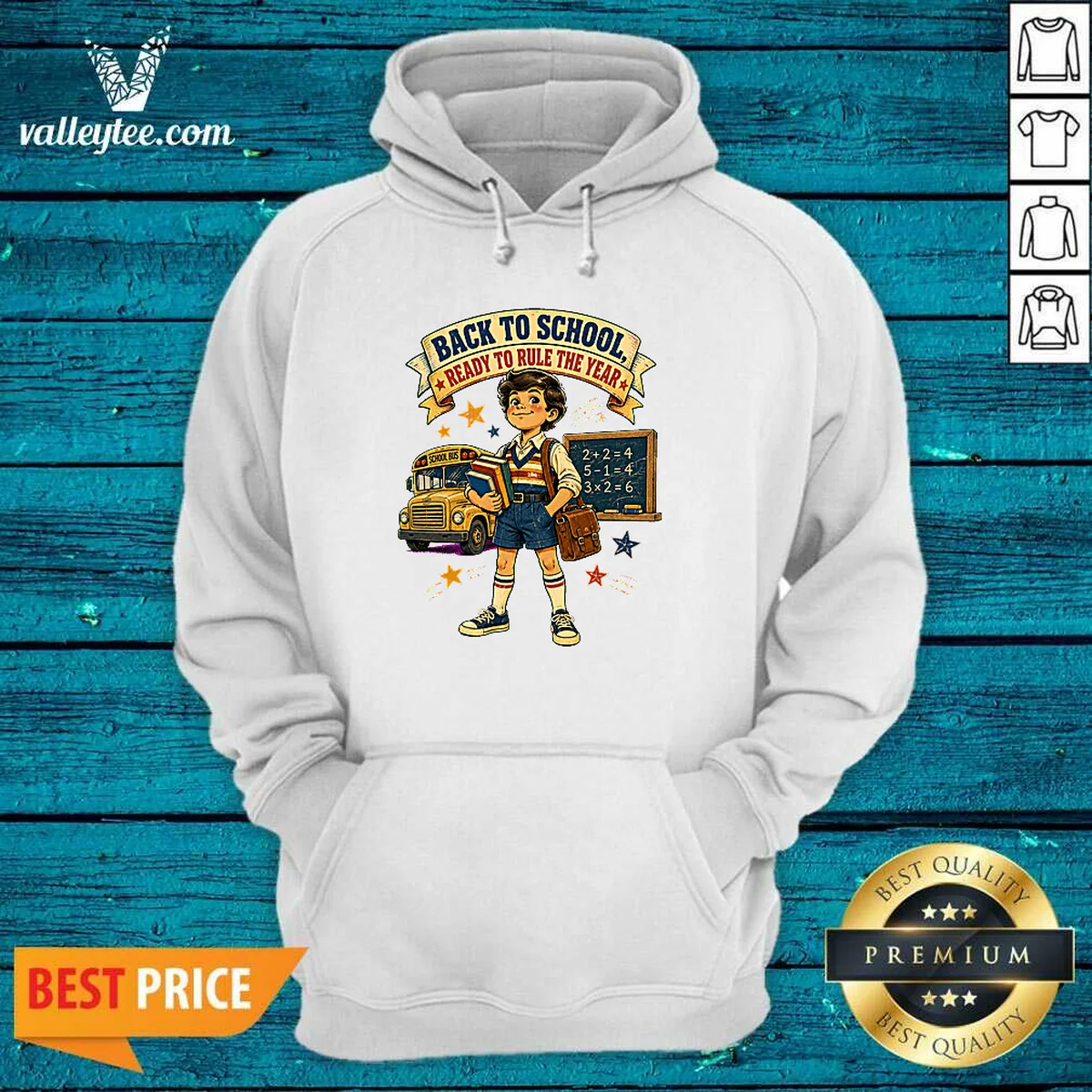 Funny Back To School Vintage Pride Kids Shirt - Image 3