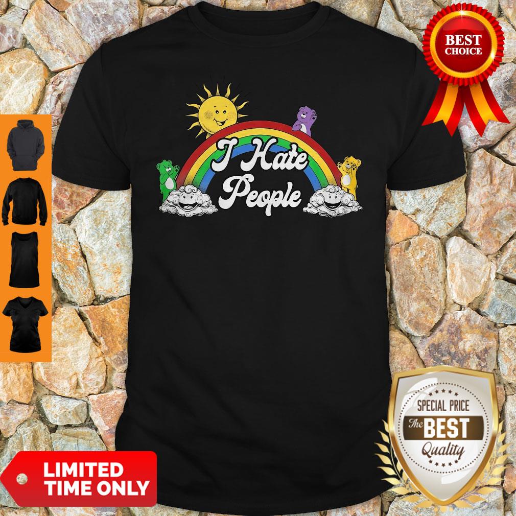 Official The Sun Woke Up I Hate People Shirt