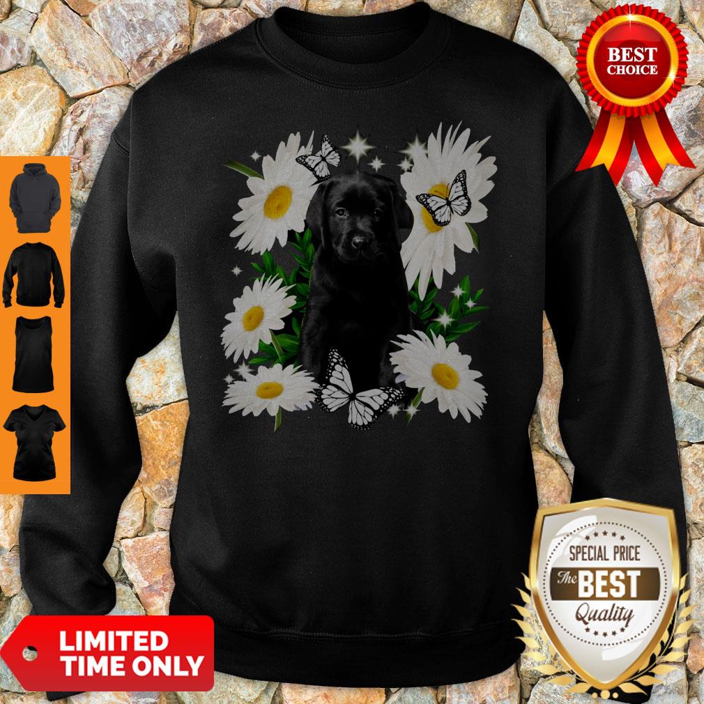 Official Black Labs Daisy Flower Classic Shirt - Image 5